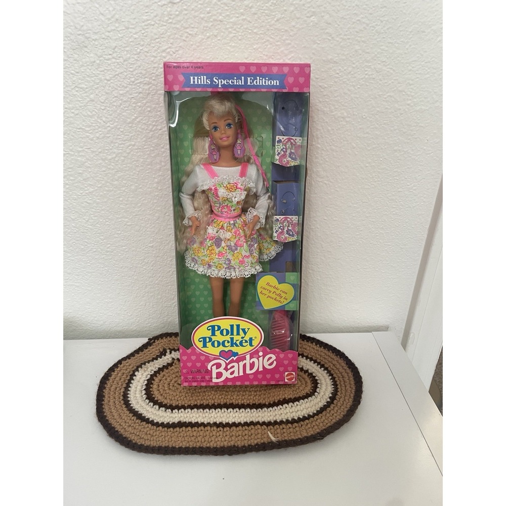 Vintage 94 Hills Dept Store POLLY POCKET Barbie DollSpecial Edition NRFB 12412